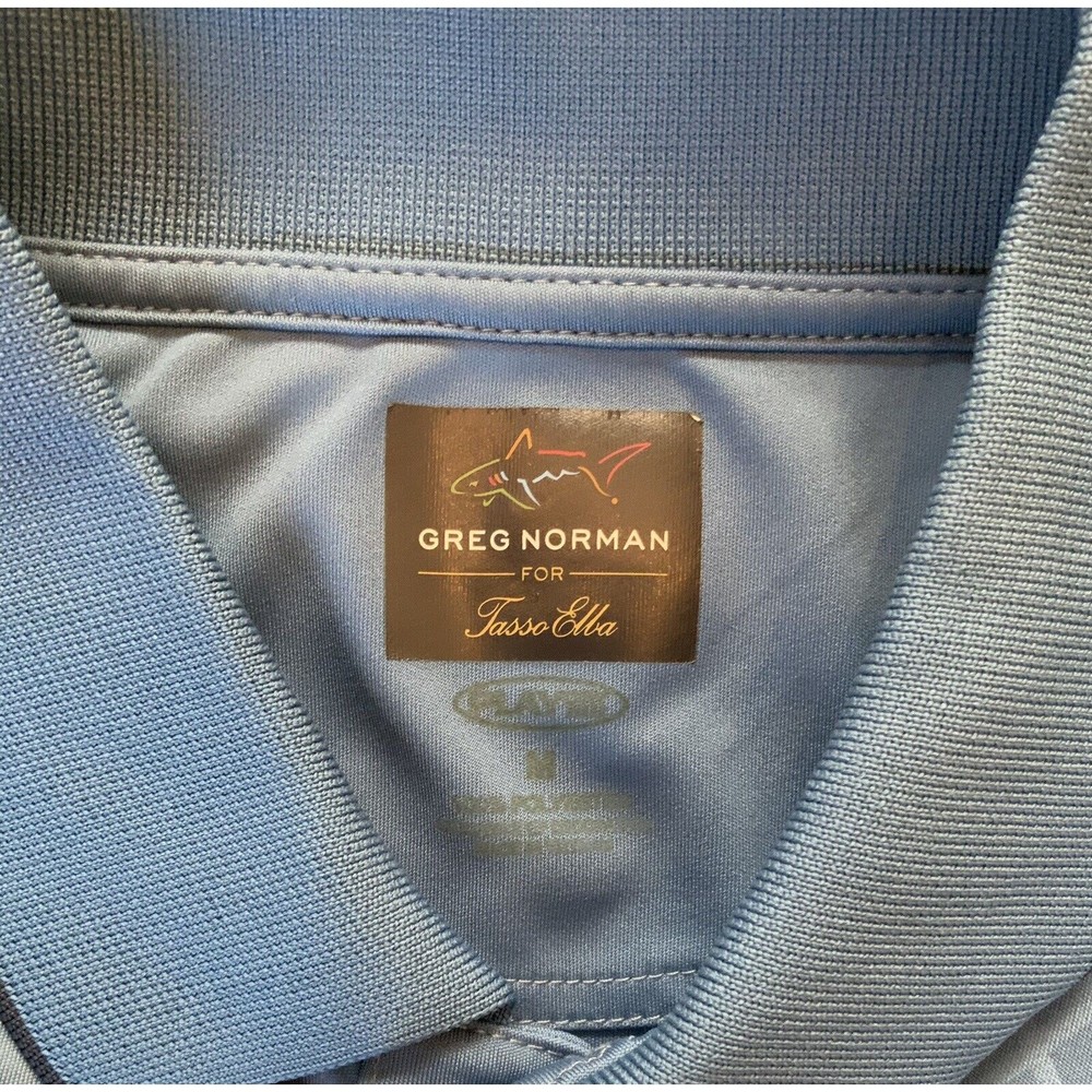 Lot Of 2 Greg Norman Golf Play Dry Polo Shirts Men’s Medium Casual Short Sleeve - Picture 5 of 11